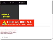 Tablet Screenshot of euroacerossa.com